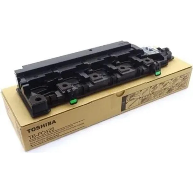 Toshiba Resttonerbehälter für Toner, kompatibel mit Toshiba Druckern, schwarz
