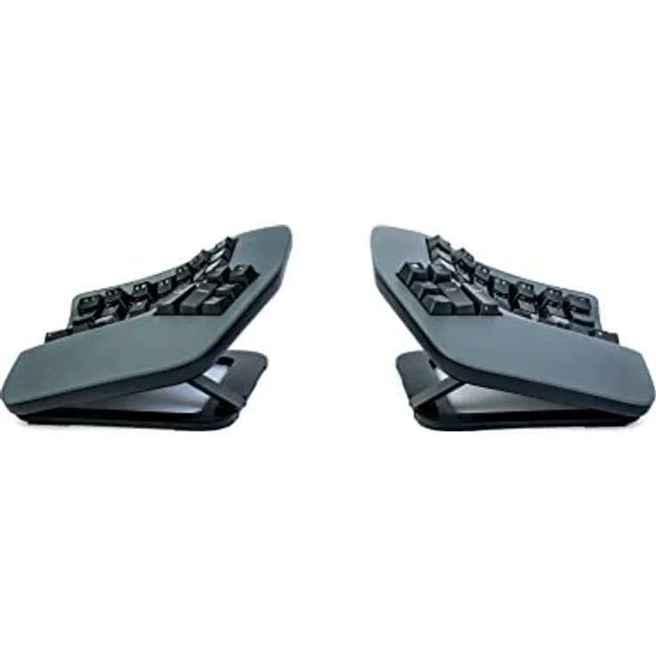 KINESIS Advantage360 PRO Linear Quiet, ergonomische Tastatur mit modularer Anordnung und integrierten Aufstellern, schwarz – Bild 5