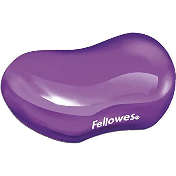 Fellowes Handballenauflage Crystals, flexible Handgelenkauflage mit Gel, kompakt, abwaschbar, violett - Preisvergleich – Bild 2