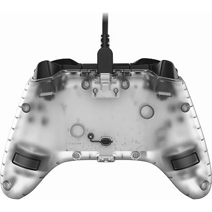 Snakebyte GAMEPAD RGB X - transparent grau - Offiziell lizensierter, kabelgebundener Xbox & PC Controller | Hall-Effect Sensoren für volle Präzision | 3,5 mm Audioanschluss | RGB-Beleuchtung – Bild 2