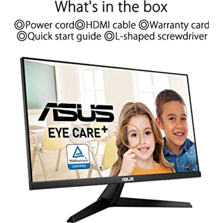 ASUS VY279HGE Gaming Monitor - 27 Zoll Full HD - 144 Hz, 1ms MPRT, FreeSync Premium, GameFast Input - IPS Panel, HDMI, Schwarz - Preisvergleich – Bild 2