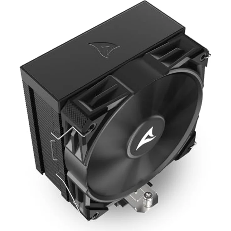 Sharkoon A50 Black, CPU Kühler mit 230W TDP, 120 mm Lüfter, leiser Betrieb und einfache Montage, Schwarz – Bild 7