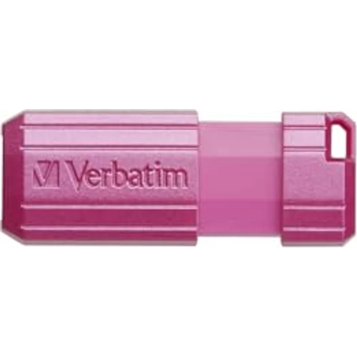 Verbatim USB Drive 2.0 Pinstripe USB-Stick 128GB Pink 49460 USB 2.0 - Schneller USB-Stick mit großem Speicherplatz in Pink – Bild 2