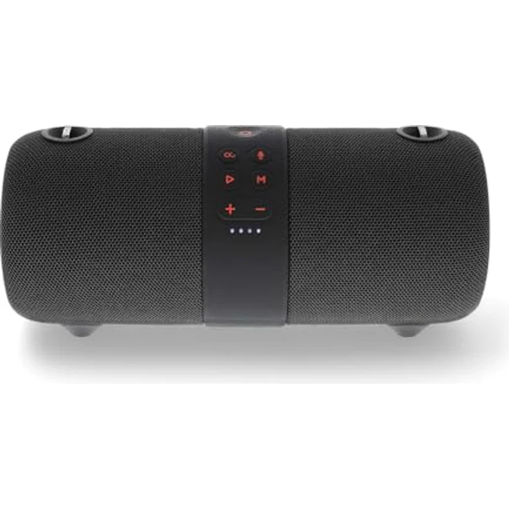 Nedis Bluetooth-Lautsprecher, tragbarer 40 W Stereo-Lautsprecher mit 6,5 Std Akkulaufzeit, Bluetooth 5.0 und IPX6 Wasserschutz, Schwarz – Bild 1