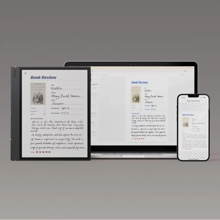 BOOX Note Air6 C, 10,3 Zoll Farb-E-Ink E-Reader mit 6GB RAM, 64GB Speicher und Pen3 Stylus – Bild 6