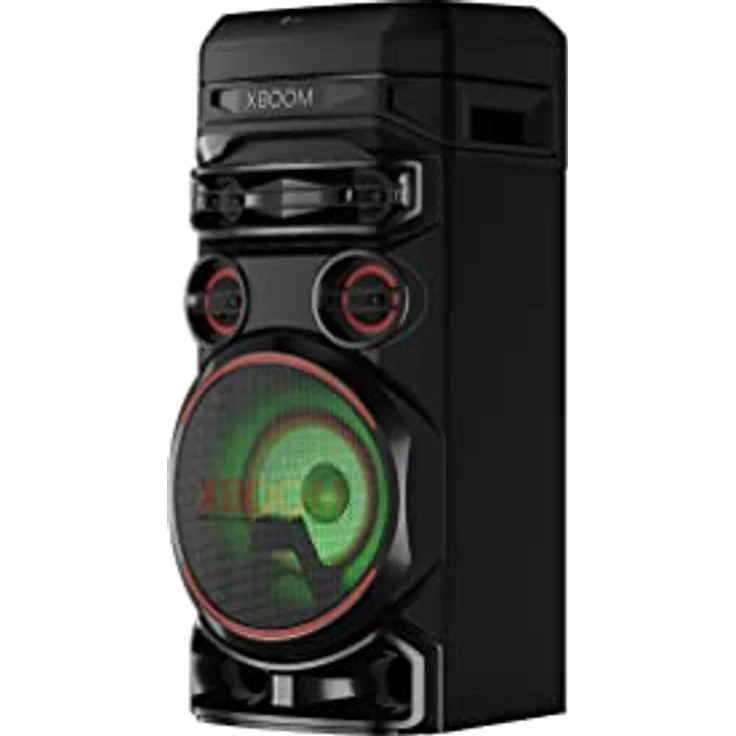 LG XBOOM RNC7, 3-Wege-Soundsystem mit 5 Lautsprechern (Dolby Audio, Karaoke- & DJ-Funktionen, Beleuchtung), Schwarz [Modelljahr 2023] – Bild 5