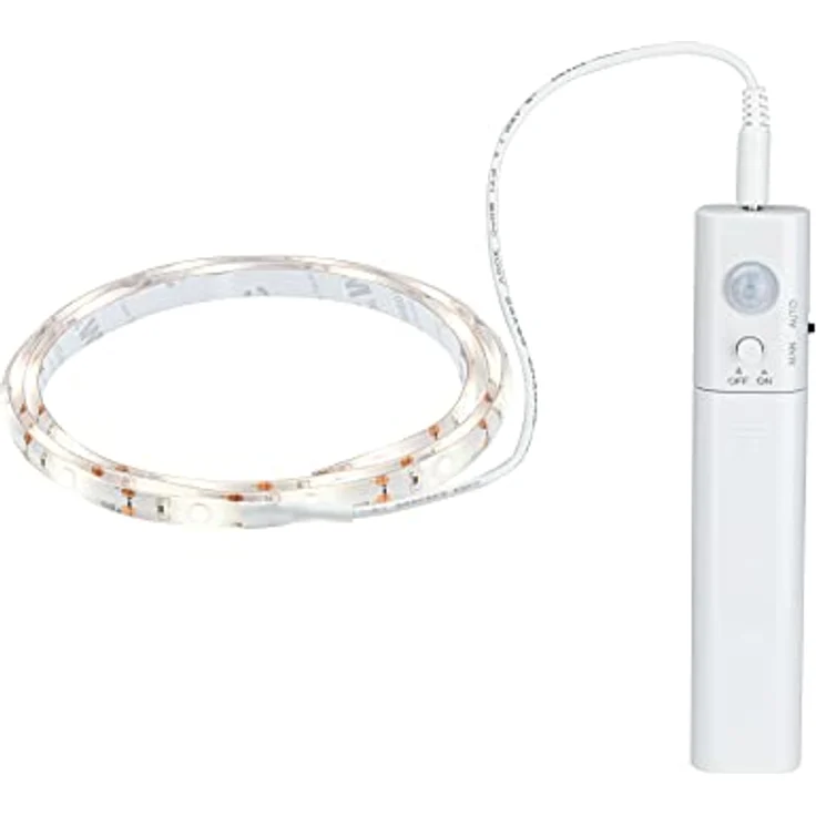Paulmann 78899 LED Strip batteriebetrieben inkl. Bewegungsmelder 1m 2W 156lm/m 3000K Weiß Kunststoff – Bild 5