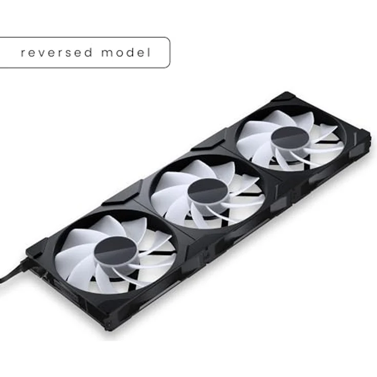 Phanteks M25 Gen2 Gehäuselüfter 140mm RGB 3er-Pack Schwarz | PWM - bis 1.800 U/min - hoher Airflow - Vibrationsarm - Leise – Bild 2