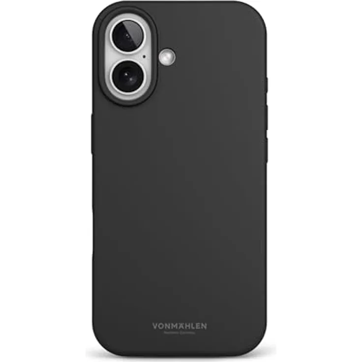 VONMÄHLEN Soft Silicone Case für iPhone - Weiche Silikonhülle aus 69% recycelten Materialien, kompatibel mit MagSafe, Mikrofaserfutter und Kamera-Displayschutz