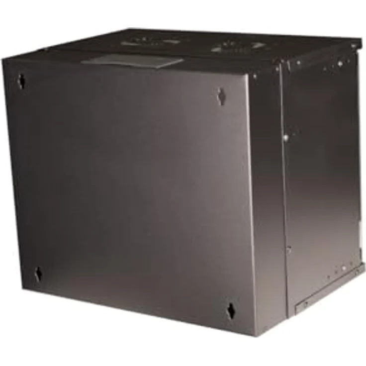 Equip Wandgehäuse 19" 09U 540x400mm schwarz, Fronttür aus gehärtetem Glas, optimale Leistung – Bild 3