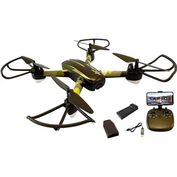 DF Models SkyWatcher Fun V2 Drohne-RTF-FPV, HD-Kamera, 20 Min Flugzeit, 60 km/h, 9380 – Bild 1