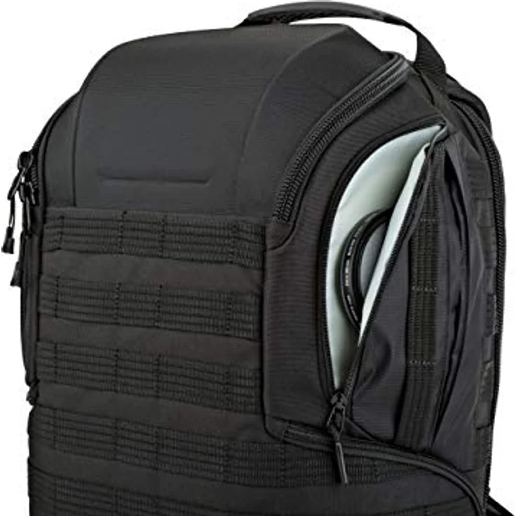Lowepro LP37177-PWW Protactic Rucksack 450 AW II (mit Allwetterüberzug für Laptops-Tablets bis zu 15 Zoll, geeignet für Canon-Sony Alpha-Nikon, DSLR-CSC-Videokameras), schwarz - Preisvergleich – Bild 4