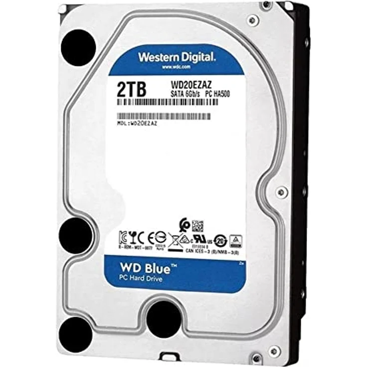 WD Blue WD20EZAZ - Festplatte - 2 TB - intern - 3.5 Zoll (8.9 cm) - SATA 6Gb/s - 5400 rpm - Puffer: 256 MB – Bild 6