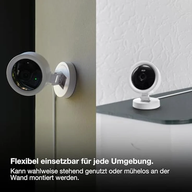 Osram SMART+ WIFI CAMERA FIXED, Netzwerkkamera mit 2560 x 1440 Pixeln, App-Fernzugriff, kompatibel mit Amazon Alexa, Weiss – Bild 5