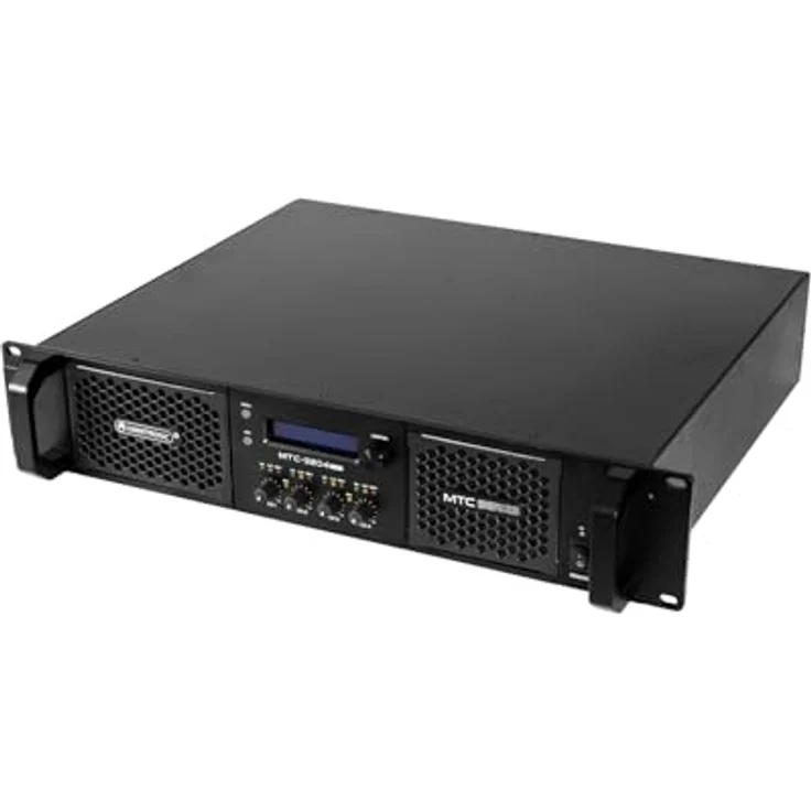 Omnitronic MTC-3204DSP PA Verstärker, 4-Kanal mit 4 x 800 W, DSP, Ethernet-Schnittstelle und 10-Band Equalizer, 19" Rackeinbau – Bild 4