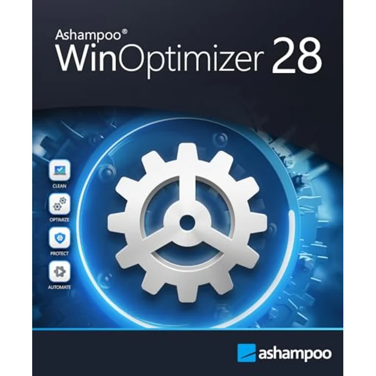 Ashampoo WinOptimizer 28 – PC Tuning Software für schnelles, schlankes und sicheres Windows | 1 Gerät, Lifetime-Lizenz, Activation Key Card – Bild 1