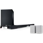 Teufel CINEBAR LUX Surround Ambition 5.1 Set - Soundbar mit Kabellose Aktiv Rear-Speaker, Subwoofer, Dolby Audio, WLAN, Bluetooth, Multiroom, 4K-Pass-Through, HDMI 3D ARC CEC - weiß - Preisvergleich