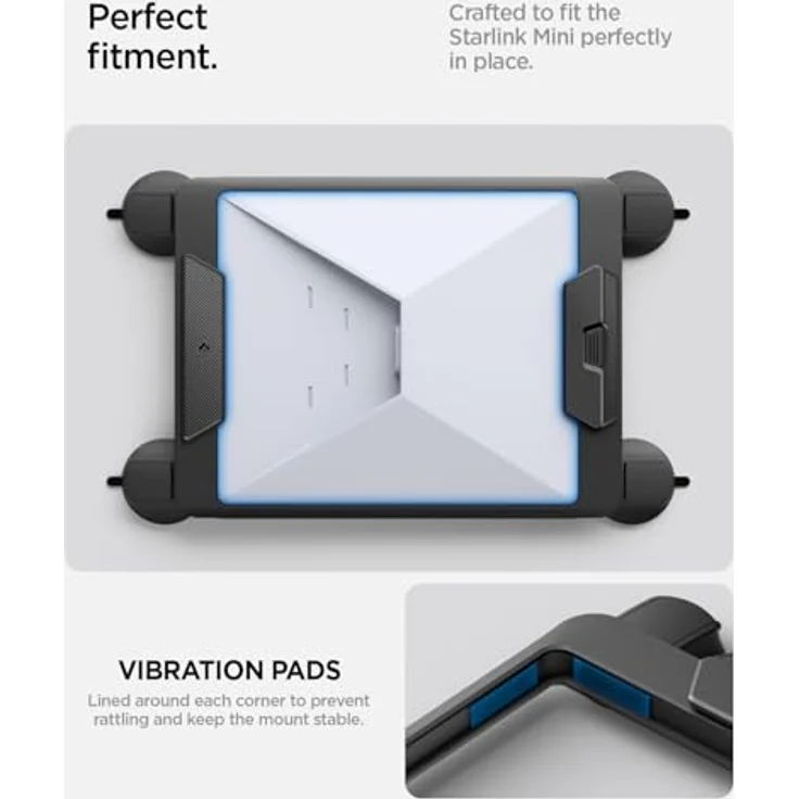 Spigen ACP09333, Smartphone Halterung mit sicheren Saugnäpfen und schützenden Polstern, Schwarz – Bild 6