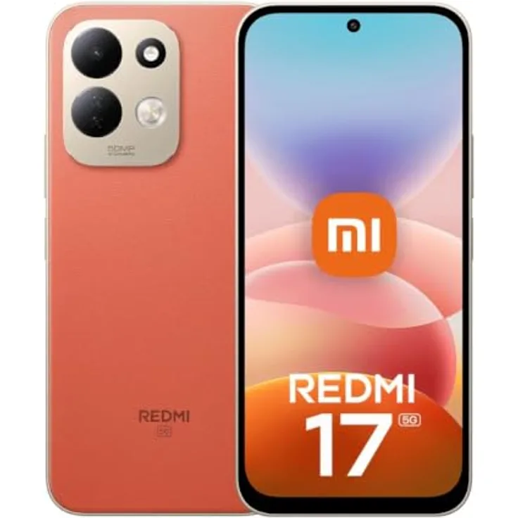 XIAOMI Redmi 17 5G, Smartphone mit 256 GB Speicher, Vivid Orange, Dual SIM