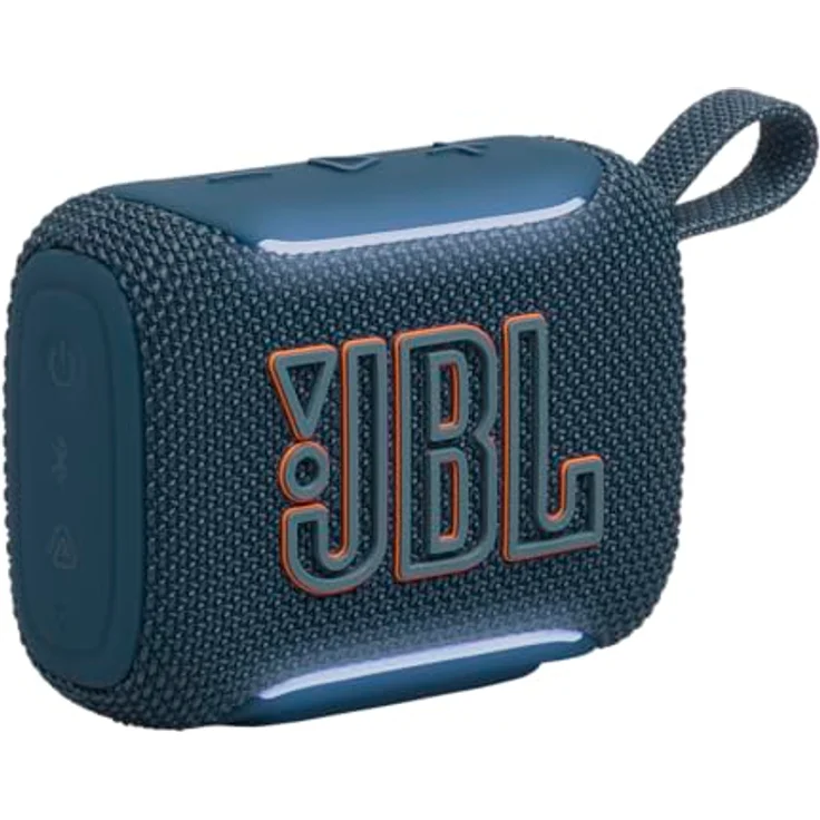 JBL GO 5, Ultra‑tragbarer Bluetooth‑Lautsprecher mit JBL Pro Sound, tiefem Bass, AirTouch‑Pairing, wasserdicht, 10 Stunden Wiedergabezeit, Blau – Bild 1