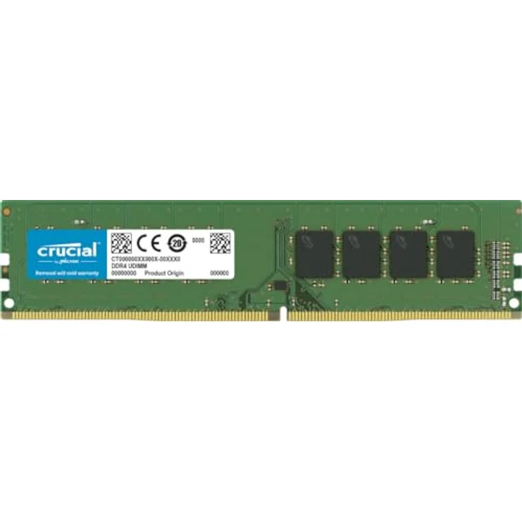 Crucial CT16G4DFD824A 16GB Speicher (DDR4, 2400 MT-s, PC4-19200, Dual Rank x 8, DIMM, 288-Pin) Single Rank - Preisvergleich – Bild 2