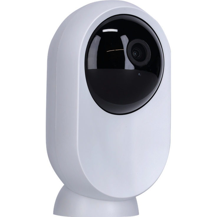 Rollei Indoor Security Cam 2K, Netzwerkkamera, Schwarz, Weiss mit Bewegungserkennung und Nachtsicht