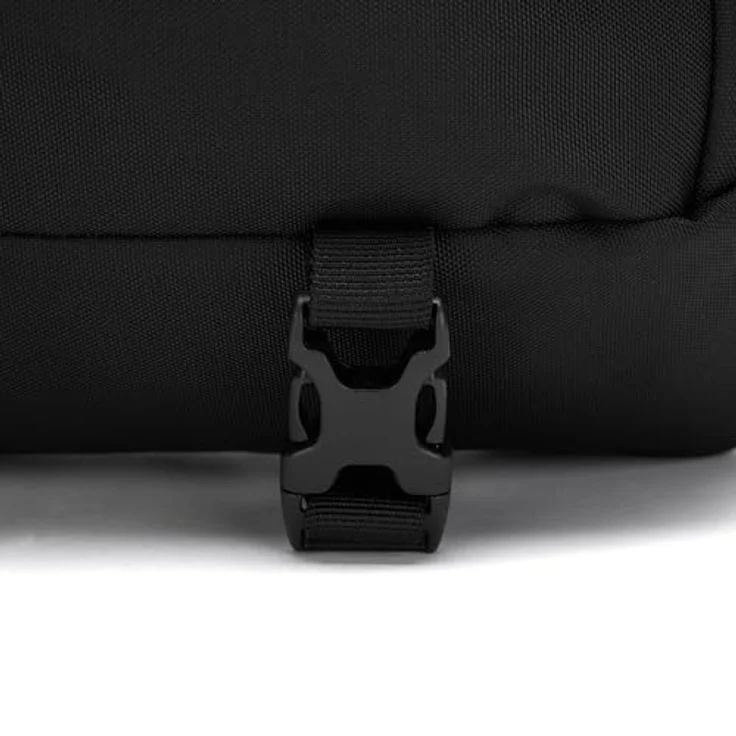 Pacsafe EXP 12 Sling, Notebook Tasche für 33,0 cm (13"), Schwarz, mit Roobar Deluxe Schließsystem und schnittfesten Materialien – Bild 13