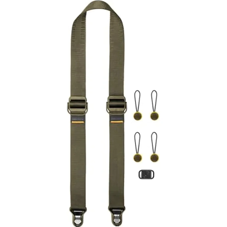 Peak Design Slide Lite Kameragurt, Kelp, konfigurierbar als Schlinge, Nacken- oder Schultergurt, Schnellverschluss, für spiegellose und leichte DSLRs, 90.7 kg Belastbarkeit – Bild 1
