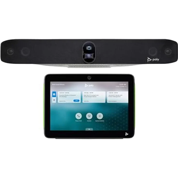 Poly Studio X70 & TC10 All-in-one 4K Video Konferenz (EU), professionelle 20-Megapixel-Kamerasensoren und Zwei-Wege-Stereo-Lautsprecher – Bild 2