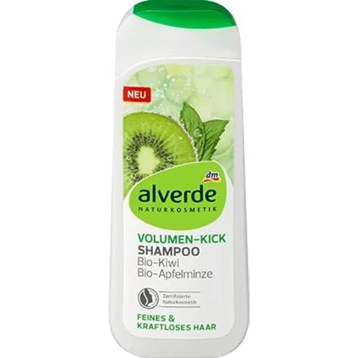 Alverde Volumen-Shampoo für feines Haar, 200 ml, mit pflanzlichen Inhaltsstoffen