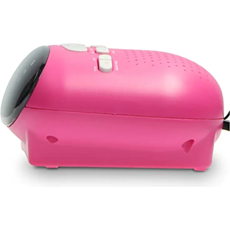 iS ICR-210 Uhrenradio (2X Weckzeiten, Schlummerfunktion, Sleeptimer) pink – Bild 4