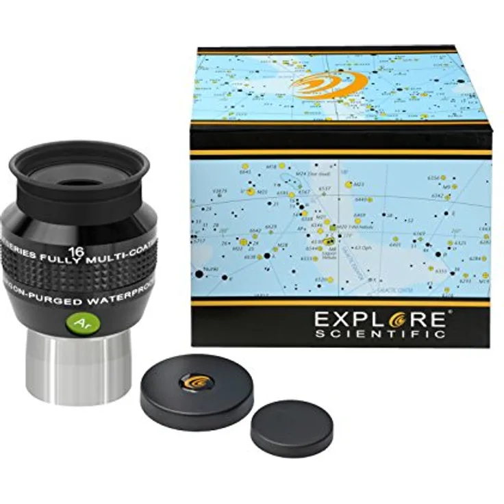 Explore Scientific 68° Ar Okular 16mm (1,25") mit EMD-Mehrschichtvergütung und Argonfüllung