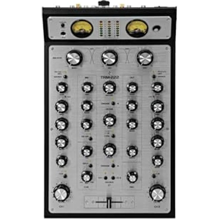 OMNITRONIC TRM-222 2-Kanal Rotary-Mixer | Rotary-Mixer mit 3-Band-Frequenzisolator, VCF-Filter und FX Loop, schwarz – Bild 5