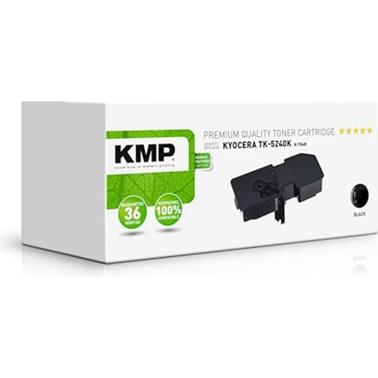 KMP Tonerkartusche K-T84B, kompatibel mit Kyocera TK-5240K, Schwarz, Seitenleistung 4000 Seiten – Bild 1