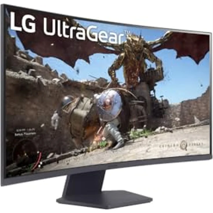 LG Ultragear™ 32GS60QC-B.AEU Gaming-PC-Monitor 32 Zoll (81 cm), VA-Display, QHD-Auflösung (2560 x 1440), 1ms 180 Hz, HDR 10, sRGB99% (CIE1931), AMD FreeSync, neigbar, DisplayPort 1.4, HDMI 2.0 (2) – Bild 4