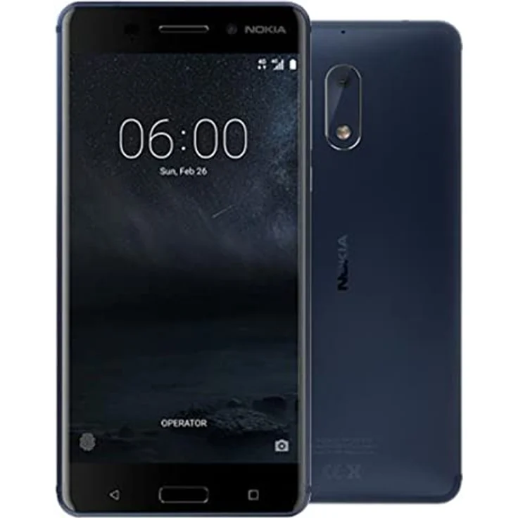 Nokia 6 Smartphone 13,97cm (5,5 Zoll) IPS, LCD-Display, 32GB interner Speicher, 3GB RAM, Dual-SIM, Android, Blau – Bild 2