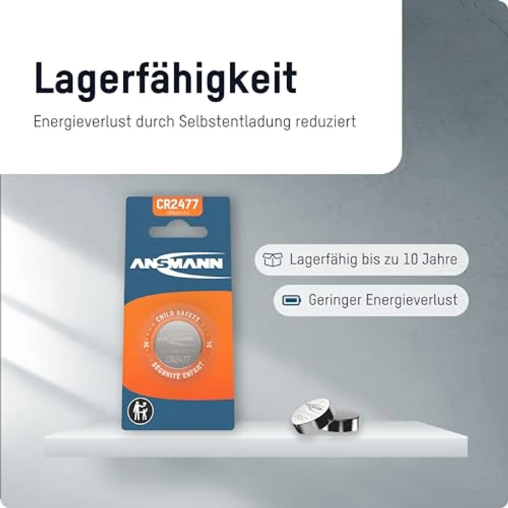 ANSMANN 1516-0010 Knofpzelle Batterie Lithium CR 2477 - 3V – Bild 6