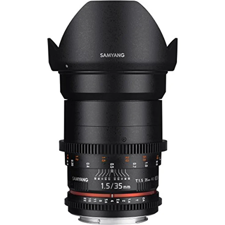 SAMYANG 13035T1.5S 35 mm T1.5 VDSLR AS UMC II Objektiv für Anschluss Sony schwarz – Bild 3