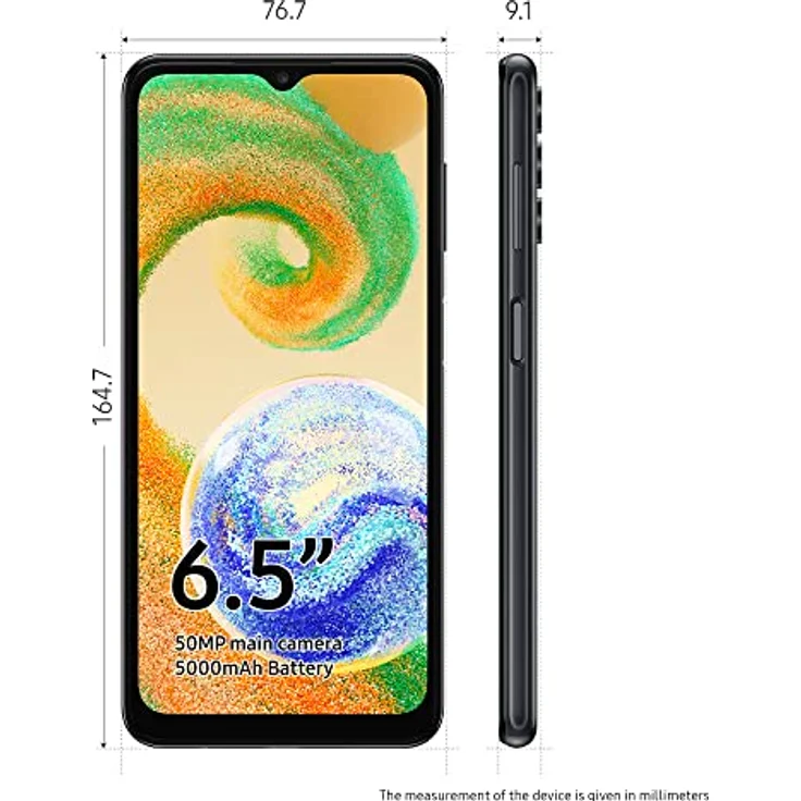 Samsung , unlocked, Galaxy A04S , EU 3/32GB, Android, Black – Bild 3