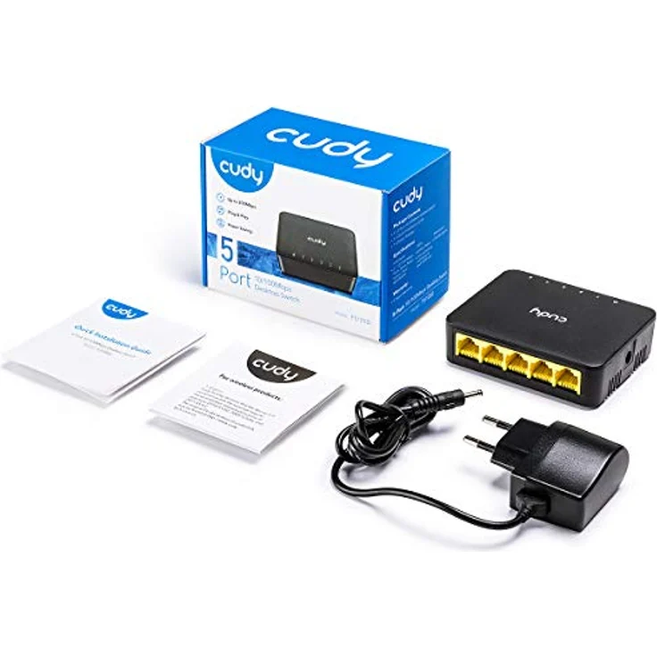Cudy FS105D 5-Port 10/100Mbit/s Desktop Switch – Bild 7