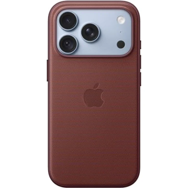 Apple TechWoven Case iPhone 18 Pro, Burgunder, MagSafe kompatibel mit recyceltem Polyester und präziser Aluminiumtasten – Bild 2