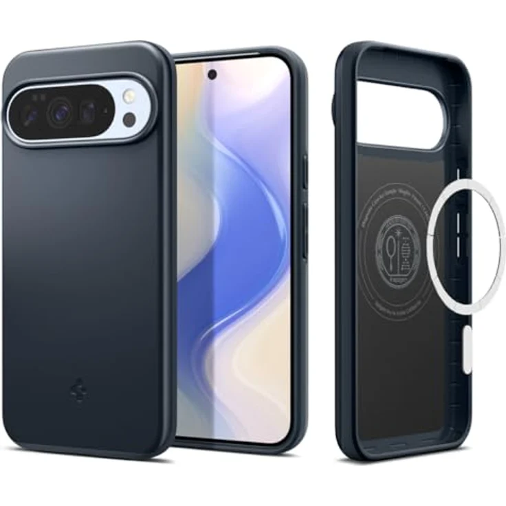 Spigen Thin Fit MagFit Hülle für Google Pixel 10/10 Pro, Kompatibel mit Pixelsnap und MagSafe, Robuste Konstruktion, Metal Slate – Bild 1