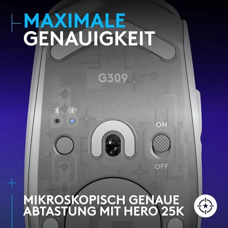 Logitech G309 Lightspeed (Kabellos), Maus, Weiss – Bild 4