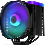 ENDORFY Fortis 5 Black ARGB, CPU-Kühler mit 140mm Lüfter, Hochleistungs-CPU-Kühlung, ARGB-LED-Beleuchtung, AM4/AM5/LGA1700/LGA1200kompatibel