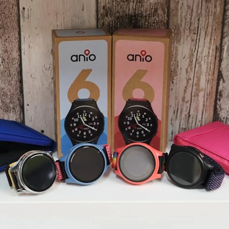 Anio Protector Case 2.0 für Anio 6, robuste Schutzhülle aus hochgradigem Kunststoff, in Hibiskus, Blau, Schwarz und Transparent – Bild 6