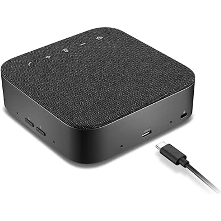 Lenovo Wireless Speakerphone 6000, Bluetooth-Lautsprecher mit 81 dB Empfindlichkeit, Schwarz – Bild 5