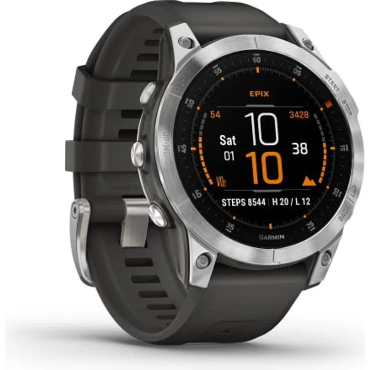 Garmin Fenix 7 - GPS-Multisport-Smartwatch mit 1,3" Farbdisplay, TOPO-Karten, 16 GB Speicher, über 60 Sport-Apps, Garmin Music, Garmin Pay, wasserdicht bis 10 ATM – Bild 1