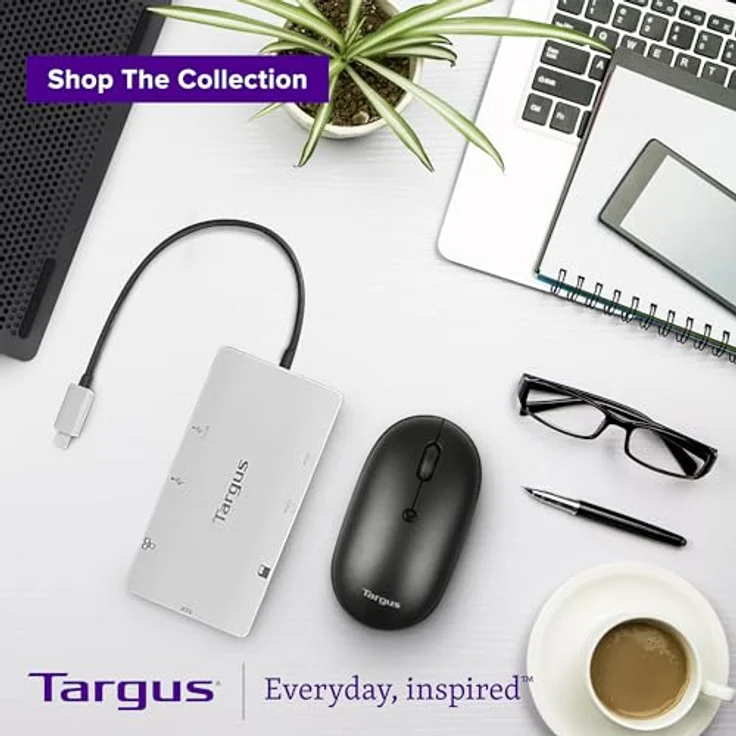 Targus Cypress EcoSmart® Notebook Tasche, für 14 Zoll Laptops, grau, aus 13 recycelten Plastikflaschen gefertigt, mit Tragriemen und Trolley-Gurt – Bild 7
