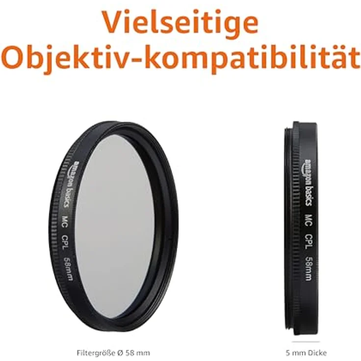 AmazonBasics Zirkularer Polarisationsfilter - 58mm – Bild 3