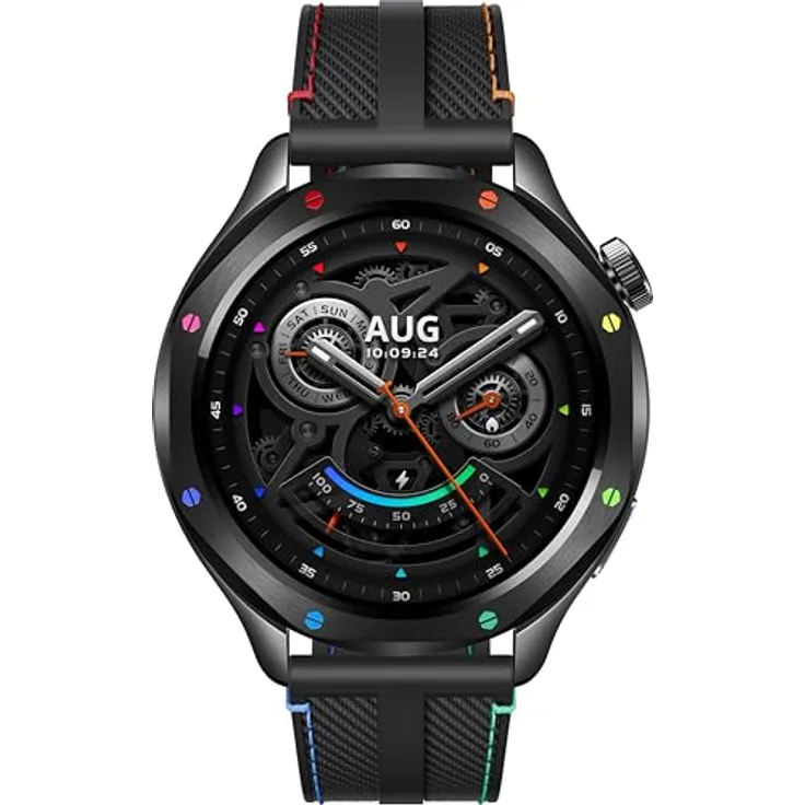 Xiaomi Watch S4 Rainbow – 1.43" AMOLED, 2200 Nits, 15 Tage Akku, 5ATM Wasserfest, Herzfrequenz & SPO₂-Sensor, Bluetooth 5.3, Aluminiumgehäuse